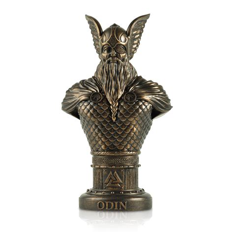 Odin Norse God Bust Figurine Art Figurine