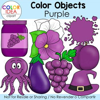 Color Objects - Purple by Color Idea | TPT