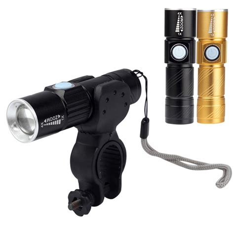 Fiets Light Lumen Usb Oplaadbare Bike Front L Vicedeal