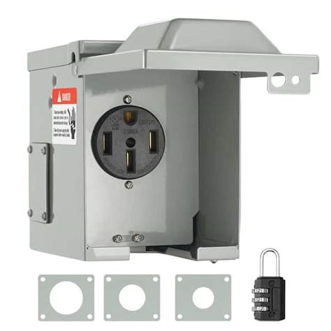 Vevor Rv Power Outlet Box Indoor Outdoor Volt Volt