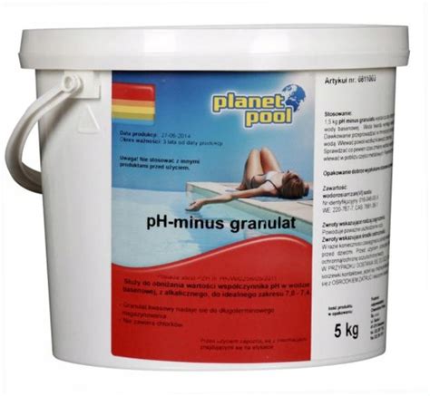 Chemoform Chemia BASEN PH Minus PH Granulat 5kg 0811 003PP Cena