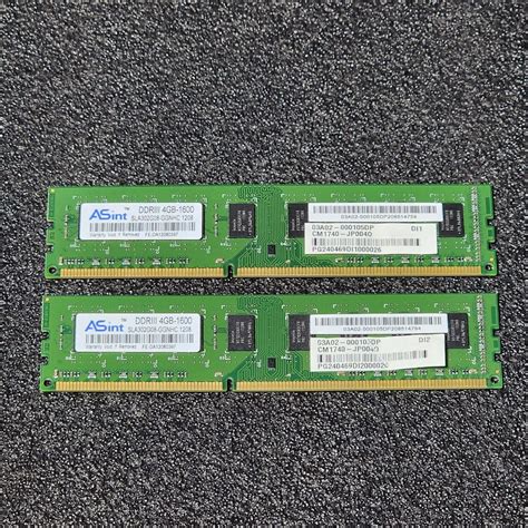 Yahooオークション Asint Ddr3 1600mhz 8gb 4gb×2枚キット Sla302