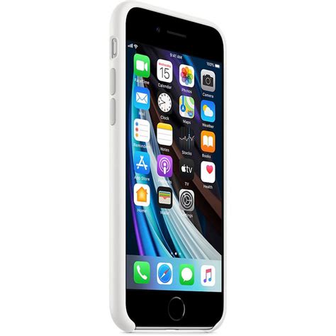 Apple 純正 iPhone SE 第2世代 8 7 シリコンケース ホワイト 白 アップル 並行輸入品 apple純正ケース