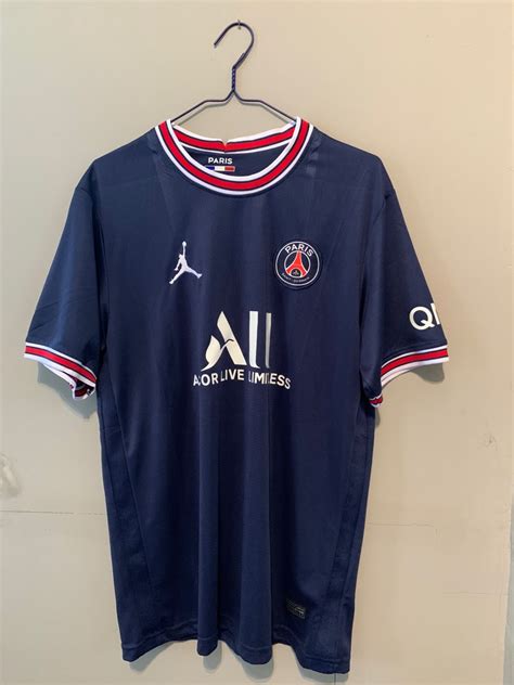 Jersey PSG Home 2021/2022 Jordan Paris Saint-Germain Kylian Mbappe #7 ...