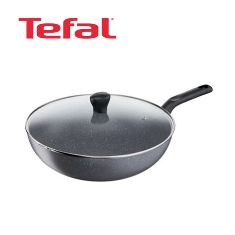 Tefal 28cm Natura Non Stick Wokpan With Lid B22692