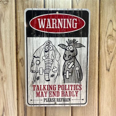 No Politics Signs Etsy