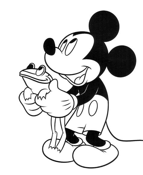 Coloriage Mickey Mouse Imprimer Sur Coloriageenfant