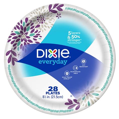 Dollar General Dixie Everyday Paper Plates 125 Per Pack