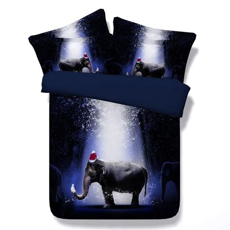 Twin Elephant Bedding Set For Adults Double Full Queen Super King Size Quilt Duvet Cover Bed