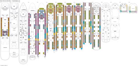 Oasis of the Seas Deck 12 Deck Plan Tour