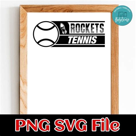 Rockets Tennis SVG | Bobotemp