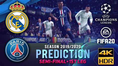 Real Madrid Vs Paris Saint Germain Fifa 20 Predicts Champion League