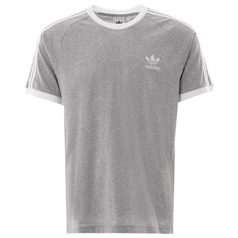 Adidas Originals 3 Stripes T Shirt Grey Fm3769 3