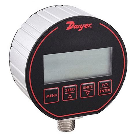 DWYER, 0 to 15 psi, 4 to 20mA DC, Digital Vacuum Gauge with Transmitter - 4FTL7|DPG-202 - Grainger