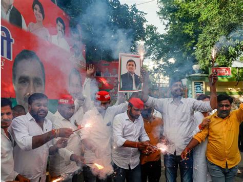 Bypolls BJP Wins 3 Seats Oppn Parties Get 4 With SP Retaining Ghosi