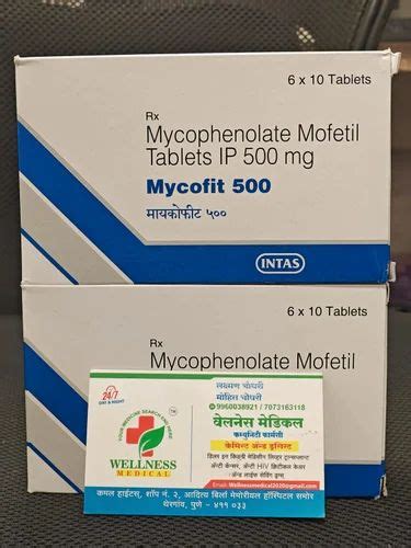 Mycofit Mg Tablet At Rs Stripe Immunosuppressive Drugs In