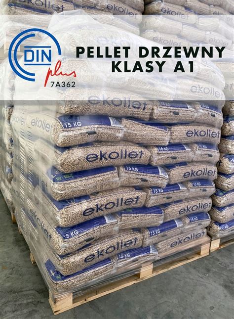 PELET PELLET Drzewny 15kg Ekollet DIN Plus A1