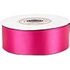 Amazon Vatin Solid Color Double Faced Hot Pink Satin Ribbon