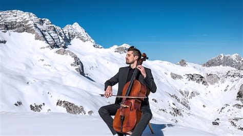 Luka Šulić Plays Cello in The Snowy Monte Canin - InTrieste