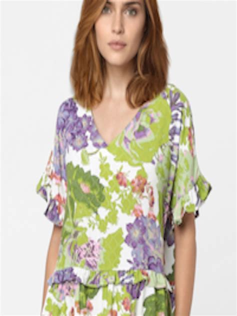 Buy Vero Moda White Floral Printed Top Tops For Women 19034768 Myntra