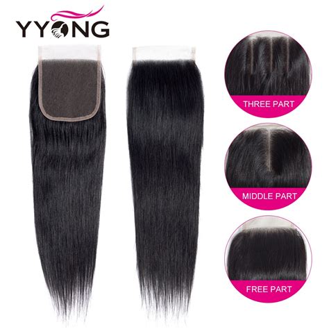 Yyong Peruvian Straight Hair 3 Bundles Remy Human Hair Extensions With