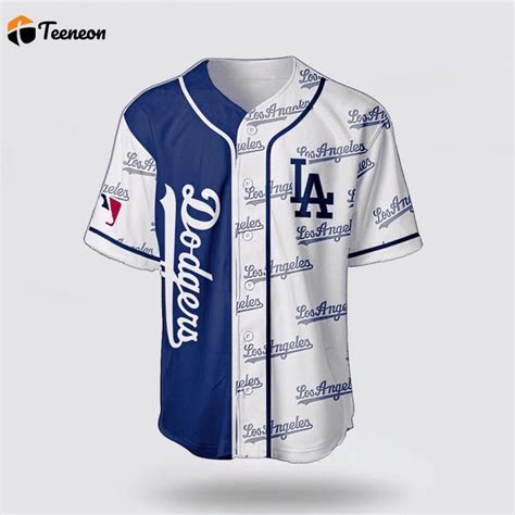 MLB Los Angeles Dodgers Baseball Jersey - Teeneon