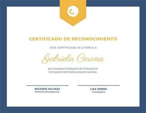 Certificado De Curso De Capacitacion