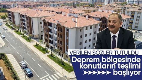 Mehmet Özhaseki duyurdu Deprem bölgesinde evlerin teslimatı başlıyor