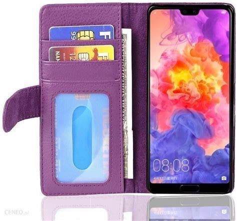 Cadorabo Pokrowiec Do Huawei P Pro Plus W Bordeaux Fioletowy Etui