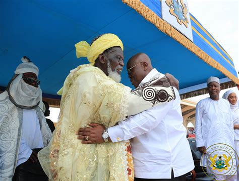 President Akufo Addo In An Embrace With The National Chief Imam