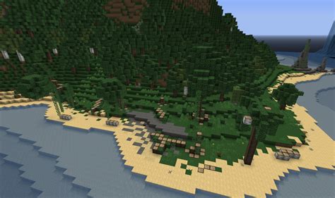 Custom Terrain The Sunken Island Adventure 1 2 5 Minecraft Map