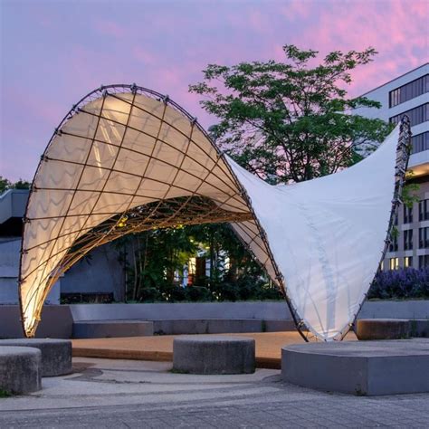 Parametricarchitecture On Twitter The Lightpro Shell Pavilion By