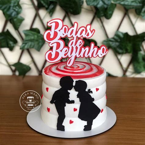 Topo Imagem Bolo Bodas De Beijinho Br Thptnganamst Edu Vn