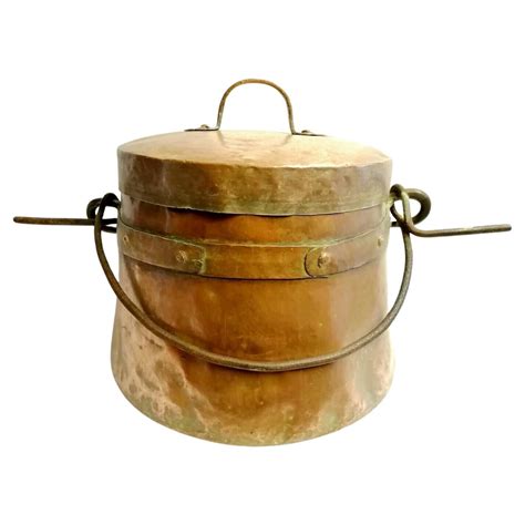 C 1840 Large Handmade French Copper Cauldron At 1stDibs