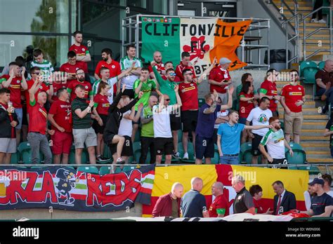 Welsh Football Fans Hi Res Stock Photography And Images Alamy