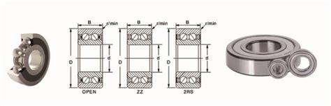 Industrial Gcr Deep Groove Ball Bearings Withstand Bidirectional