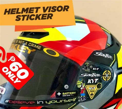 Refelctive Helmet Sticker Visor Windshield Glass Moto Gp Lens Decals