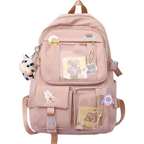 Sac Dos Kawaii Pour L Cole Sac Dos Mignon Avec Accessoires Kawaii