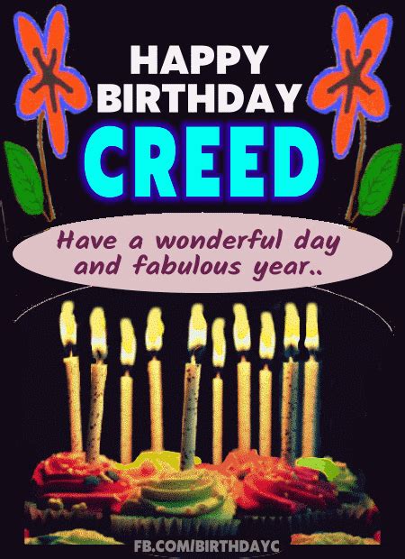 Happy Birthday Creed  Ebirthdaynet