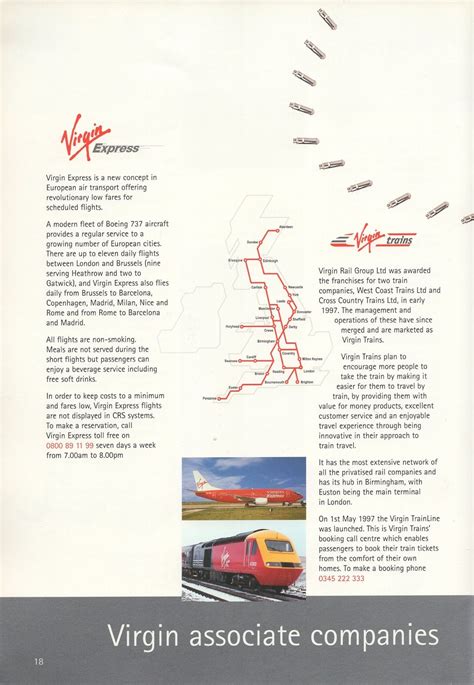 Airline Memorabilia Virgin Atlantic 1997