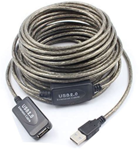 Technotech Usb 2 0 Male To Female Usb Active Extension Cable 25 Meters