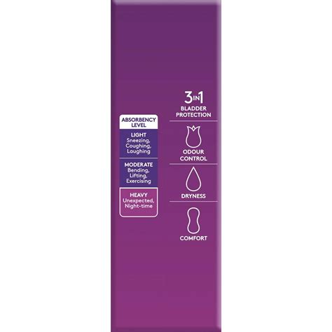 Poise Overnight Pads 16 Pack Woolworths