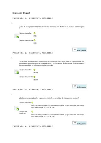 Evaluación Bloque I pdf