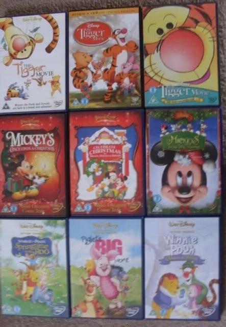 DISNEY DVD MICKEY Mouse Winnie The Pooh Tigger Movies 1 99