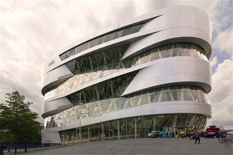 Mercedes-Benz Museum | by Wojtek Gurak | Facade architecture design ...