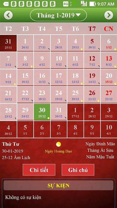 Hướng dẫn xem Lịch Âm 2019 Tết Kỷ Hợi trên điện thoại