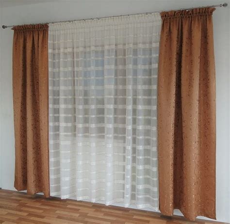 S150 Gotowa Firana Z Woalu Kreszowanego 300 X 250 Cm Firany Pl