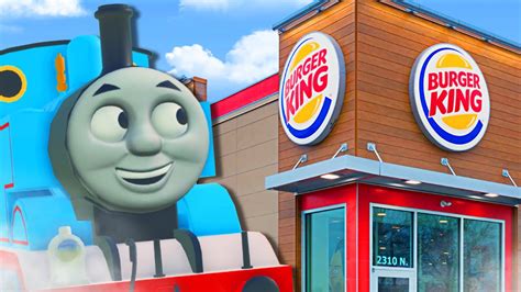 Thomas Goes To Burger King Youtube