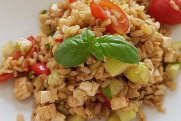 Tomaten Mozzarella Salat Mit Ebly Von Kathawillwas Chefkoch