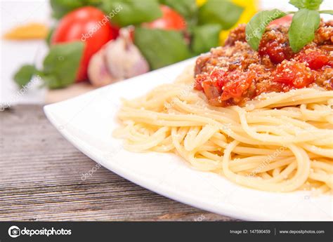 A Spaghetti Bolognese Stock Photo By ©teine26 147590459